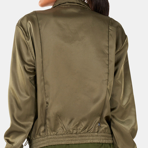 Chaqueta Bomber de Mujer con Cuello Reversible, Diseño de Lujo, Estilo Urbano, Precio Razonable y Buena Calidad - Product Image 6