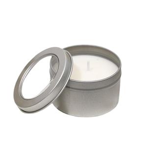 Tarro de metal redondo de aluminio plateado, dorado y negro para decoración del hogar, tarro de metal para velas, venta al por mayor - Product Image 1