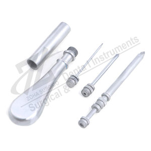 Cannule trocar vétérinaire polyvalente avec 4 embouts, ensemble d'instruments chirurgicaux en acier inoxydable, manuel, réutilisable, fabricant Pakistan - Product Image 5