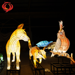 Lanternes en fer pour animaux de zoo d'extérieur Yunyi Holiday Lights, pour parcs, jardins, festivals de musique, spectacles de lumière, personnalisables pour le Ramadan et les remises de diplômes - Product Image 2
