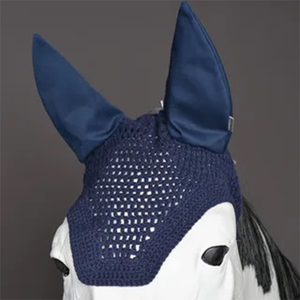 Masque anti-mouches en maille confortable pour chevaux, respirant, pour l'équitation en extérieur, protection faciale anti-insectes, couverture visible, protection des oreilles - Prix de gros - Product Image 6