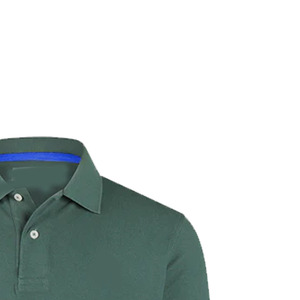 Polo de Piqué de Algodón de Manga Corta Verde Sólido para Hombre, Calidad Premium, Transpirable, Corte Regular Informal - Product Image 3