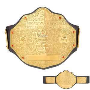 Ceinture de championnat de lutte poids lourd personnalisée en laiton et zinc, modèle 2026, très demandée pour le karaté, le taekwondo et le judo - Product Image 1