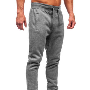 Pantalon de jogging décontracté en toile pour homme, coupe slim, poches zippées, bas étroit, en coton premium léger et élastique - Product Image 4