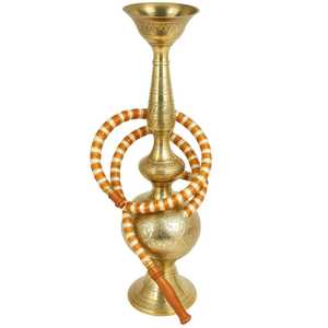 Cachimba Portátil de Latón de Alta Calidad con Acabado Pulido Grabado, Diseño Duradero para una Experiencia de Fumado Premium y Uso en Viajes - Product Image 4