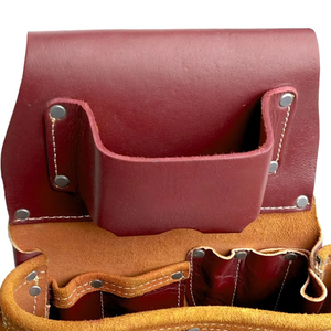 OEM Service Wholesale Cowhide Leather Tooled Bag Lightweight Solid Color Cowhide Leather Tooled Bag Low MOQ - Product Image 4