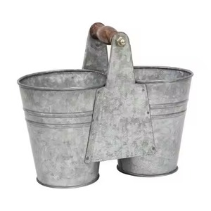 High Quality Galvanized Metal Utensil Caddy / Cutlery / Utensil Holder Used for Home <b>Kitchen</b> Appliances Table Top Caddy - Product Image 4