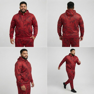 Custom Printed Plus Size Zipper Hoodie Men French Terry Hooded <b>Jacket</b> Men Casual Wear Track Hooded <b>Jacket</b> Men Zip-up Yoga Hoodie - Product Image 4