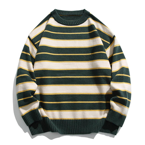 Pull en tricot classique à manches longues avec une coupe confortable pour un style décontracté, professionnel et quotidien - Product Image 1