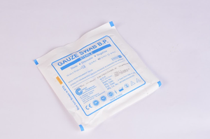 Compresses de gaze médicale désinfectantes à infrarouge lointain 10 cm x 10 cm x 8 plis x 100 unités Classe I Hygiène Cristal Certifié CE - Product Image 3