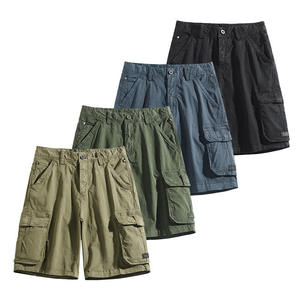 Shorts de sport décontractés pour hommes, en maille unie, taille mi-haute, extensibles et élastiques, pour la gym et la plage, qualité supérieure ODM - Product Image 6
