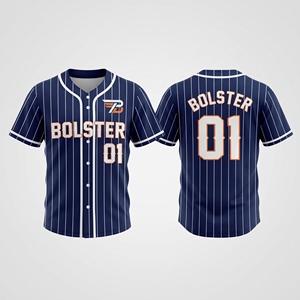 Maillot de baseball d'hiver à manches courtes All-Star personnalisé avec emblème d'équipe et logo frontal par Bolster Industry - Product Image 3