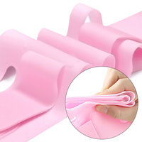 Soutien facial en silicone en V, lifting flexible de la mâchoire et des joues, haute élasticité, réglable, enveloppant, sangle réutilisable, masque de soin liftant