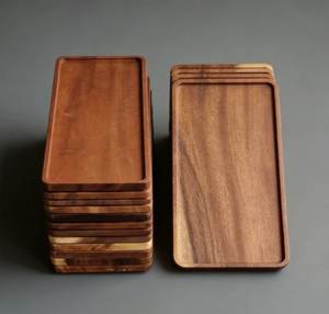 Bandeja de Madera Ecológica Personalizada de Alta Calidad, Plato para Servir Aperitivos Pulido - Product Image 3