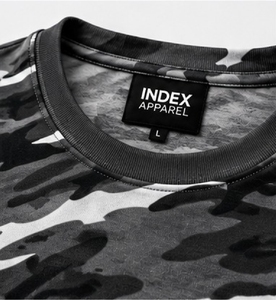 Index Apparel <b>Men's</b> Camouflage T-Shirt Short Sleeve O-Neck Regular Fit Printed Polyester Casual - Product Image 3