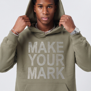 <b>Men's</b> Oversize <b>Pullover</b> Tracksuit Casual 100% Fleece Polyester Rhinestone Heavy Weight Loose Fit Two Piece Winter Warm Set <b>Men</b> - Product Image 4