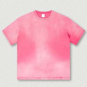 เสื้อยืดแขนสั้นทรงโอเวอร์ไซส์สไตล์วินเทจสำหรับผู้ชาย ผ้าฝ้าย 100% เป็นมิตรต่อสิ่งแวดล้อม ระบายอากาศได้ดี สวมใส่สบายๆ สไตล์สตรีทแวร์ - Product Image 3