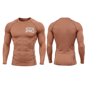 New Arrival Men's Compression Shirts <b>Long</b> <b>Sleeve</b> Breathable Quick Dry Athletic Workout Sports <b>Undershirt</b> Base Layer Top - Product Image 1