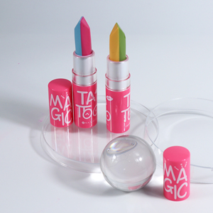 Rouge à lèvres minéral magique NATINDA, haute qualité, hydratant, longue tenue, imperméable, deux tons, base rose - Product Image 1