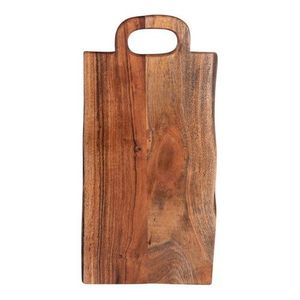 Square <b>Wooden</b> Chopping Block 1.5 Cm Thick Anti-Slip Design Single <b>Piece</b> Package <b>Wooden</b> Chopping Block Rectangle Shape Platter - Product Image 4