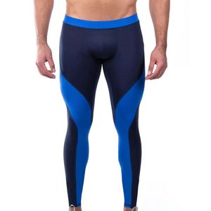Leggings de compression pour hommes personnalisés en gros, imprimés graphiques, haute élasticité, séchage rapide, pour la gym, l'entraînement, la course, OEM - Product Image 5