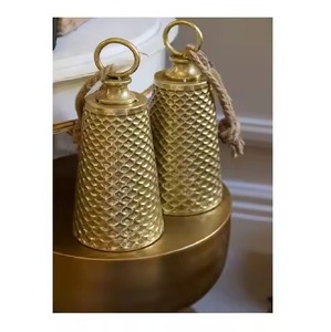 Campana Colgante Metálica de Estilo Rústico para Navidad, Adorno Decorativo para Árbol de Navidad, Puerta, Pared, Ventana, Decoración Navideña para el Hogar - Product Image 5