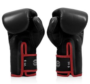 Gants de boxe en cuir faits main de qualité supérieure, pour Muay Thai et Kickboxing, avec absorption de l'humidité, doigts entièrement couverts, fermeture auto-agrippante et support de poignet. - Product Image 3