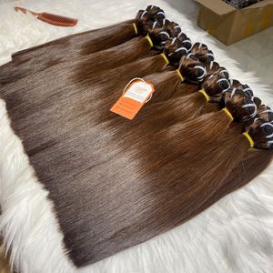 Full Natural Brown Bone Straight the Highest Quality 100% Raw Human <b>Hair</b> Vietnamese Donors - Product Image 4