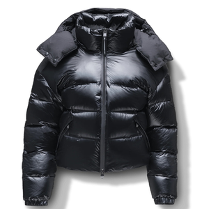 Blousons matelassés décontractés personnalisés pour hommes, haute qualité, unisexe, nouveau style, logo frontal, imperméables et coupe-vent - Product Image 3