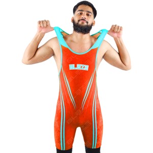 Traje de Lucha Libre Personalizado de Una Pieza |   Spandex Transpirable |   Logotipo Personalizado con Nombre de Equipo |   Sialkot Pakistán OEM - Product Image 1