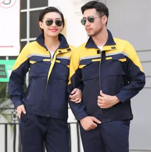 เสื้อแจ็คเก็ตทำงานแบบยูนิเซ็กซ์ สีแดงน้ำเงิน แขนยาว มีกระเป๋า แถบสะท้อนแสง ผลิตจากโพลีเอสเตอร์ ได้รับการรับรองมาตรฐาน CE พร้อมระบบตรวจจับเข็ม สำหรับใช้งานในอุตสาหกรรม - Product Image 6