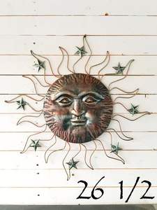 งานศิลปะเหล็กโลหะ ศิลปะแห่งท้องฟ้า ดวงจันทร์ ดวงดาว ของตกแต่งผนังบ้านสุดสร้างสรรค์ จี้ห้อยประดับ - Product Image 2