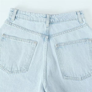 Pantalones Cortos Vaqueros Elásticos Casuales de Moda para Hombre 2025, Shorts de Mezclilla Azul y Negro, Pantalones Cortos de Lona para Hombre, Estilo Urbano - Product Image 6