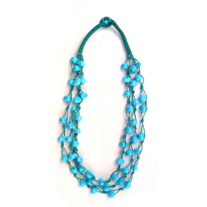 Bijoux unisexes de style tendance en perles d'os indiennes faites à la main, en forme de cœur, en pierre naturelle, pour mariage, fête, hindouisme - Product Image 4
