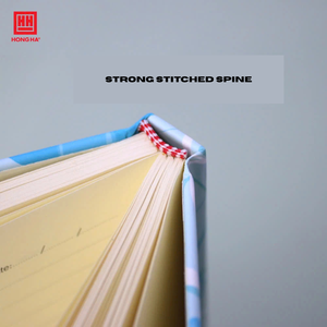 HONGHA Model 9233 Glitter Printed A5 Leather Notepad 200 Pages Thread Sewing Digital Printing 80gsm Dot <b>Grid</b> Paper Gift <b>Notebook</b> - Product Image 2