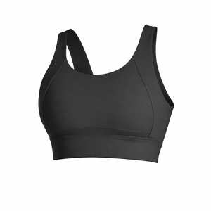 Sujetadores deportivos transpirables de spandex teñido liso, nueva llegada, sujetador deportivo para mujer, sin costuras, material liso sólido, para gimnasio, fitness, sujetador deportivo para mujer - Product Image 3