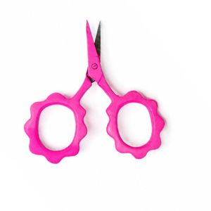 Petits ciseaux à fleurs brodés, couleurs assorties, pointe aiguisée, acier inoxydable, ciseaux à effiler les cheveux - Product Image 4