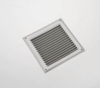 Grille de ventilation en acier inoxydable pour CVC, vente en gros d'usine, pour la maison, la cuisine, la salle de bain, contemporaine et durable