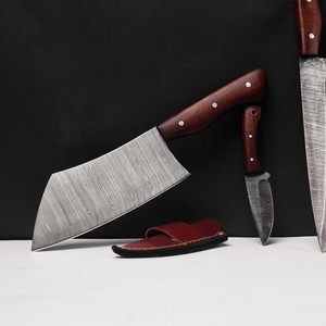 Latest Cooking <b>Knife</b> Set Durable Damascus Steel Blades High Quality <b>Kitchen</b> Tasks Chef <b>Knife</b> Set Available At Wholesale Rate - Product Image 3
