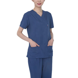Ensembles d'uniformes médicaux pour femmes de qualité supérieure, combinaisons sans manches élégantes pour infirmières, ensembles d'uniformes d'hôpital - Product Image 2