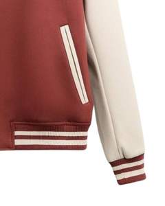 Veste universitaire pour hommes, vente en gros, logo personnalisé, haute qualité, légère, séchage rapide, élégante, mode universitaire d'hiver - Product Image 2