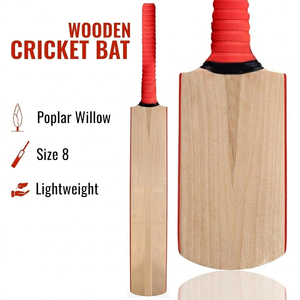 Fabrication sur mesure d'équipements sportifs de cricket : Bâtons de cricket en bois incassables avec manche en bois - Product Image 2