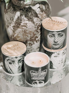 Bougie artisanale en céramique avec marque privée utilisant de la cire de noix de coco pour les cadeaux romantiques, les retraites de spa et les célébrations du Nouvel An - Product Image 3