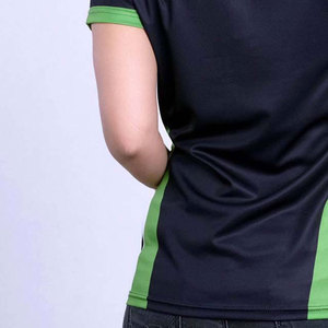 Top de Verano Casual para Mujer, Transpirable y Ecológico, de Punto Jersey con Cuello en V y Mangas Cortas en Poliéster/Algodón - Product Image 6