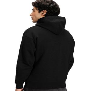 High Quality 100% Cotton <b>Fleece</b> Embroidered Pullover Hoodies Fashionable Solid <b>Pattern</b> Sweatshirts Men <b>Women</b> Winter Bulk - Product Image 2