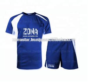 ชุดฟุตบอลผู้ชายแบบสั่งทำพิเศษ แห้งเร็ว 100% โพลีเอสเตอร์ สำหรับผู้ใหญ่ บริการ OEM พร้อมพิมพ์โลโก้ทีมด้วยเทคนิคการพิมพ์แบบรีดร้อน - Product Image 2