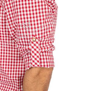 Chemise à col rabattu à manches longues, chemises allemandes bavaroises pour l'Oktoberfest, chemises à manches longues en coton - Product Image 5