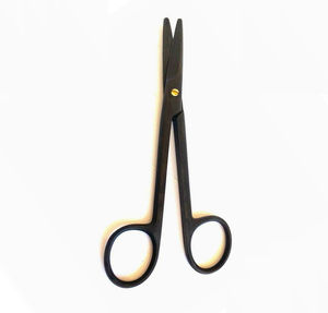 Ciseaux Mayo noirs revêtus, ciseaux chirurgicaux droits en acier métallique, ciseaux Mayo de haute qualité pour la chirurgie, prix de gros OEM - Product Image 4