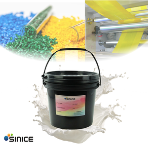 SINICE UV Screen <b>Ink</b> for plastic PP/PE/PVC/PET/ABS/ glass - White ISO9001/REACH Certified - Product Image 1