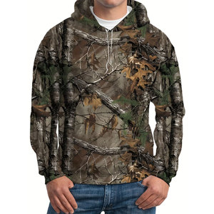 Sweat-shirts de chasse d'hiver modernes pour hommes – Pulls doux, chauds, confortables et respirants pour activités de plein air – Personnalisables - Product Image 3
